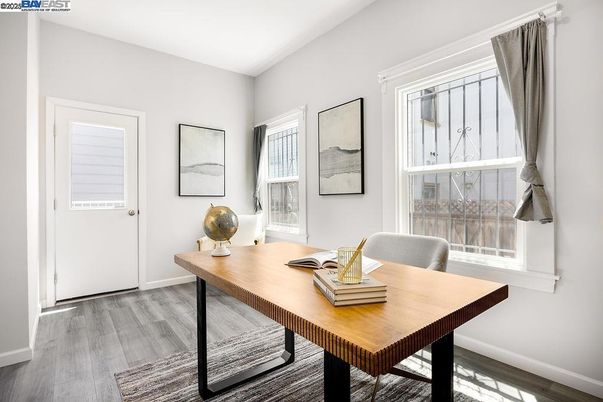 Home Office, Interior, Wood Texture Flooring