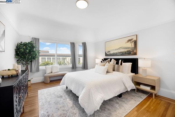Bedroom, Interior, Water, Wood Texture Flooring