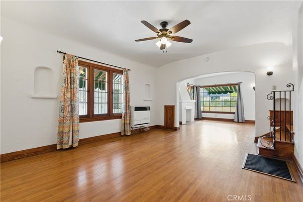 Empty room, Fireplace, Interior, Wood Texture Flooring