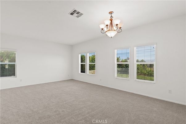 Chandelier, Empty room, Interior