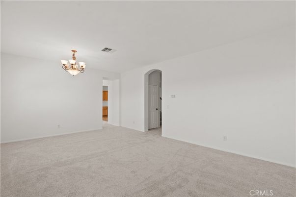 Chandelier, Empty room, Interior