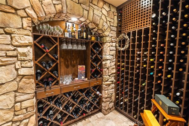Interior, Stone Walls, Wine Storage