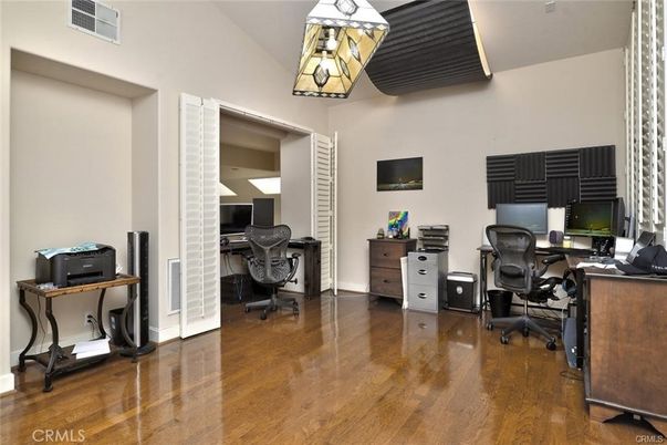 Home Office, Interior, Wood Texture Flooring