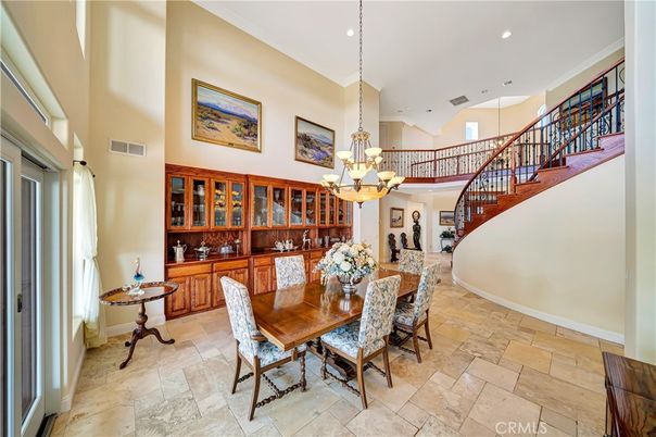 Chandelier, Dining room, Interior, Pendant Lights, Recessed Lighting