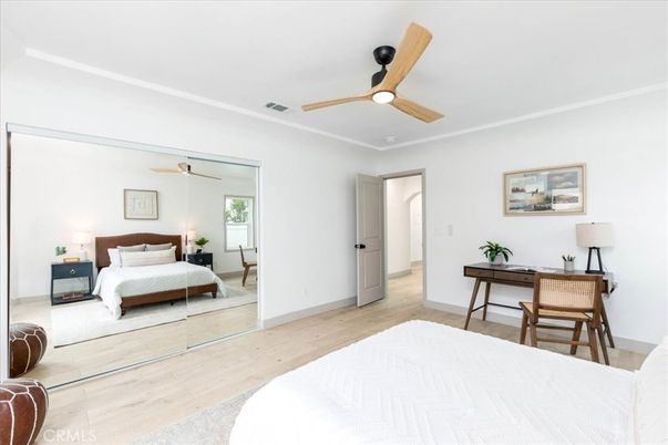 Bedroom, Home Office, Interior, Wood Texture Flooring