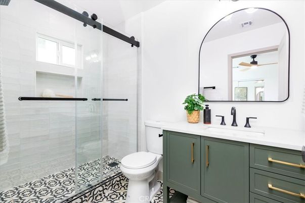 Bathroom, Glass Shower, Interior