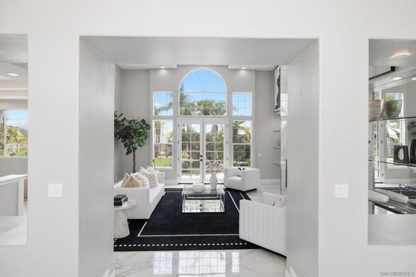 Interior, Living room, Marble, Recessed Lighting