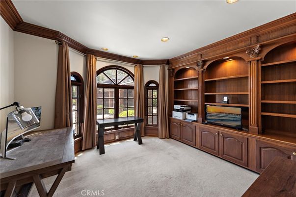 Home Office, Interior, Recessed Lighting