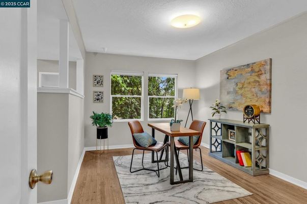 Dining room, Interior, Wood Texture Flooring
