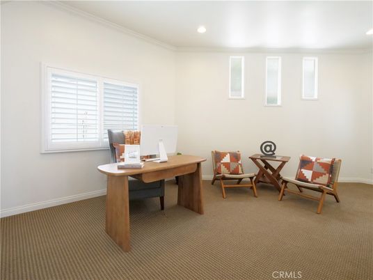 Home Office, Interior, Recessed Lighting