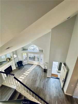 Fireplace, Interior, Wood Texture Flooring