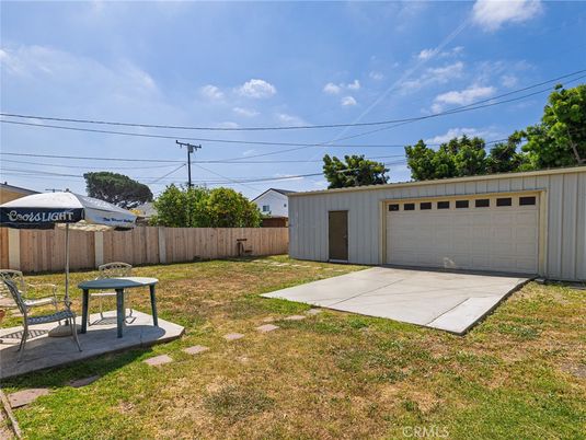 Backyard, Detached Garage, Exterior