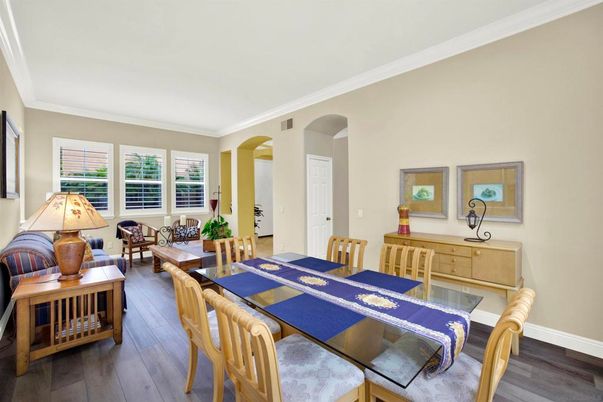Dining room, Interior, Wood Texture Flooring