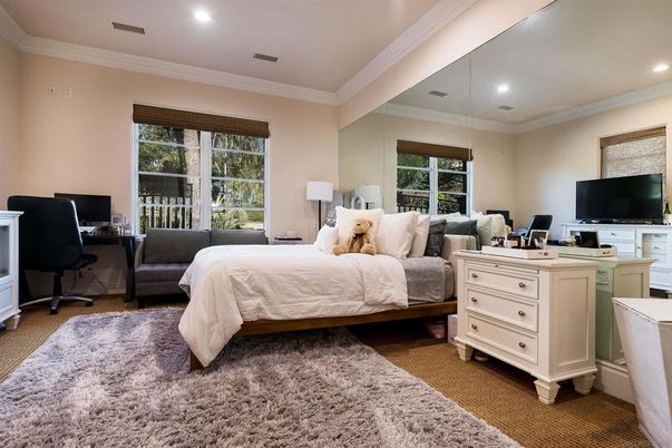 Bedroom, Home Office, Interior, Recessed Lighting