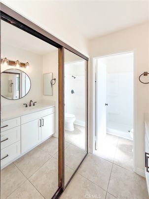 Bathroom, Dual Sink Vanities, Glass Shower, Interior