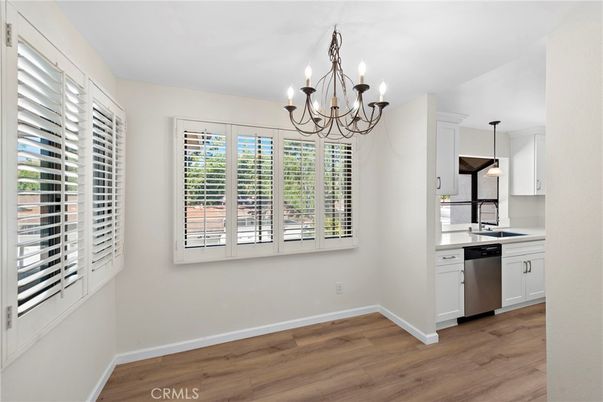 Chandelier, Interior, Kitchen, Pendant Lights, Wood Texture Flooring