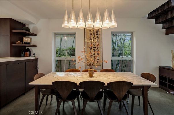 Dining room, Interior, Pendant Lights