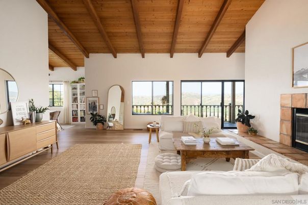 Fireplace, Interior, Living room, Wooden Beams, Wooden Ceilings, Wood Texture Flooring