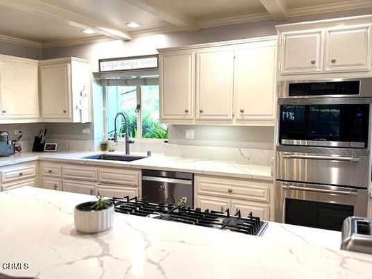 Interior, Kitchen, Recessed Lighting, Stainless Steel Appliances