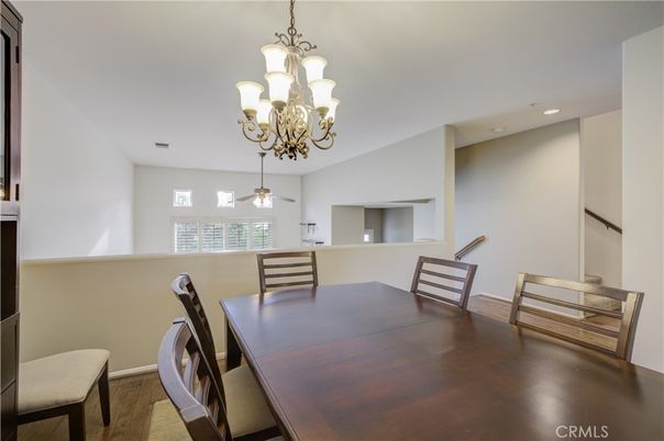 Chandelier, Dining room, Interior, Recessed Lighting, Wood Texture Flooring