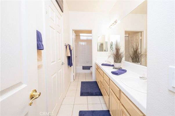 Bathroom, Dual Sink Vanities, Interior, Tile Countertops