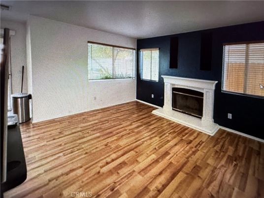 Empty room, Fireplace, Interior, Wood Texture Flooring