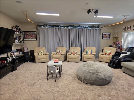 Interior, Living room, Projection Screen, Recessed Lighting