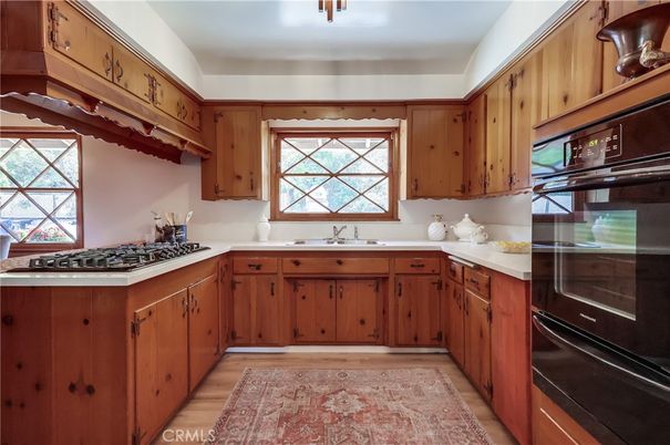 Interior, Kitchen, Wood Texture Flooring