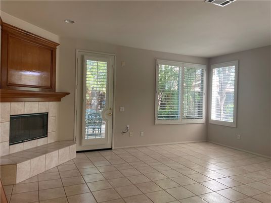 Empty room, Fireplace, Interior, Recessed Lighting