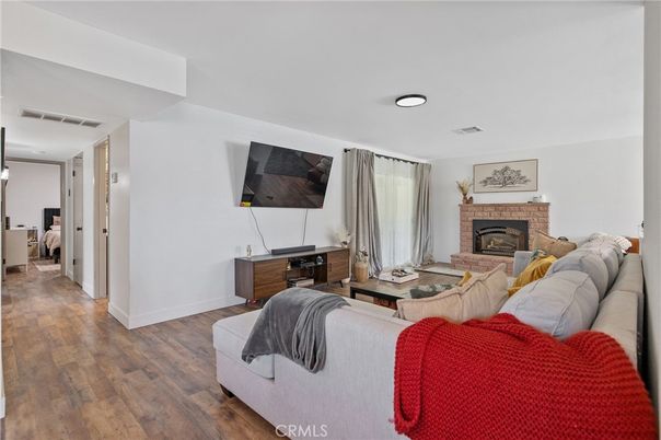Fireplace, Interior, Living room, Wood Texture Flooring