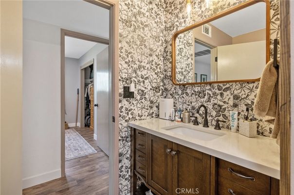 Bathroom, Interior, Wood Texture Flooring