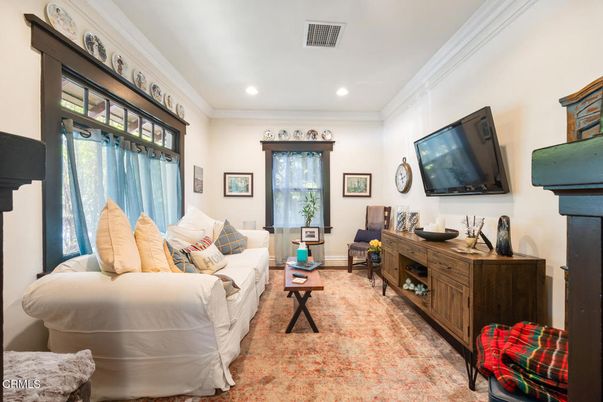 Interior, Living room, Recessed Lighting