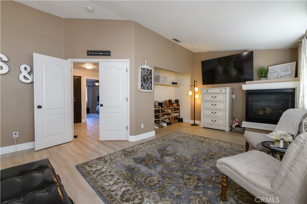 Fireplace, Interior, Wood Texture Flooring