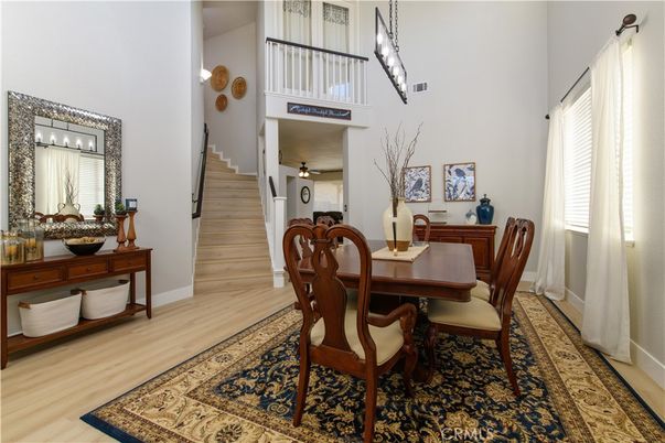 Dining room, Interior, Wood Texture Flooring