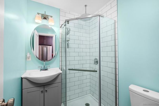 Bathroom, Glass Shower, Interior