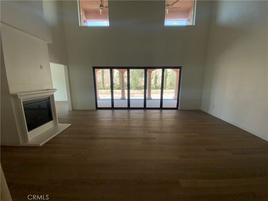 Empty room, Fireplace, Interior, Wood Texture Flooring