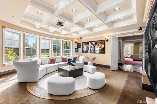 Interior, Living room, Recessed Lighting