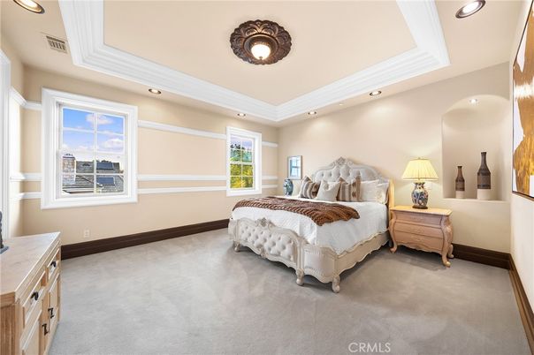 Bedroom, Interior, Recessed Lighting