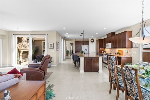 Dining room, Interior, Kitchen, Living room, Pendant Lights, Recessed Lighting