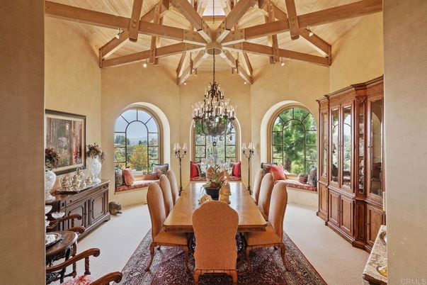 Chandelier, Dining room, Interior, Living room, Wooden Beams, Wooden Ceilings