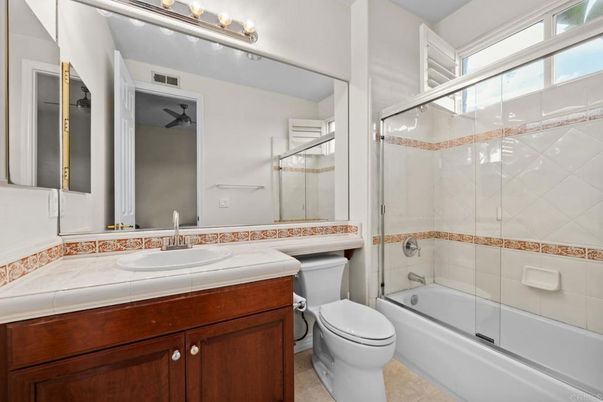 Bathroom, Glass Shower, Interior, Tile Countertops
