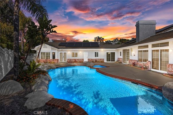 Exterior, Pool, Solar Panels