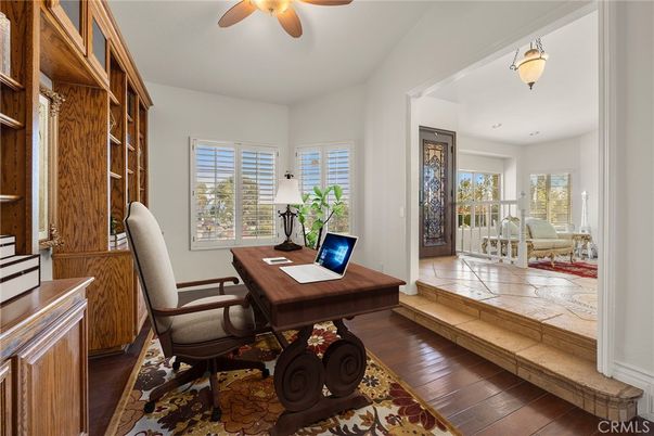 Home Office, Interior, Wood Texture Flooring