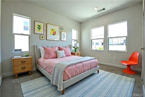 Bedroom, Interior, Recessed Lighting