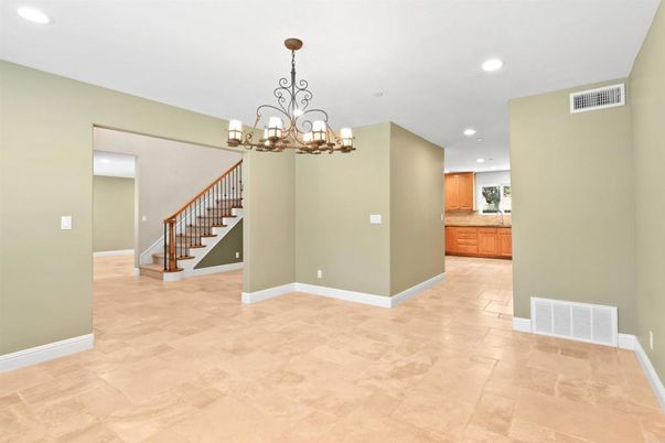 Chandelier, Interior, Kitchen, Recessed Lighting