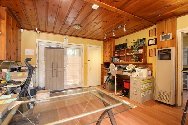 Home Office, Interior, Wooden Ceilings, Wood Texture Flooring, Wooden Walls