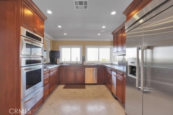 Interior, Kitchen, Recessed Lighting, Stainless Steel Appliances