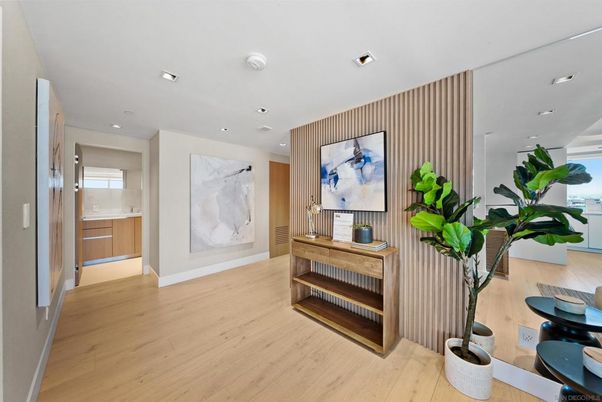 Interior, Recessed Lighting, Wood Texture Flooring