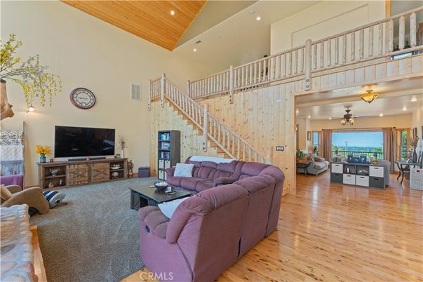 Interior, Living room, Recessed Lighting, Wooden Ceilings, Wood Texture Flooring
