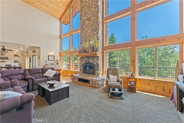 Fireplace, Interior, Living room, Sun Room, Wooden Ceilings